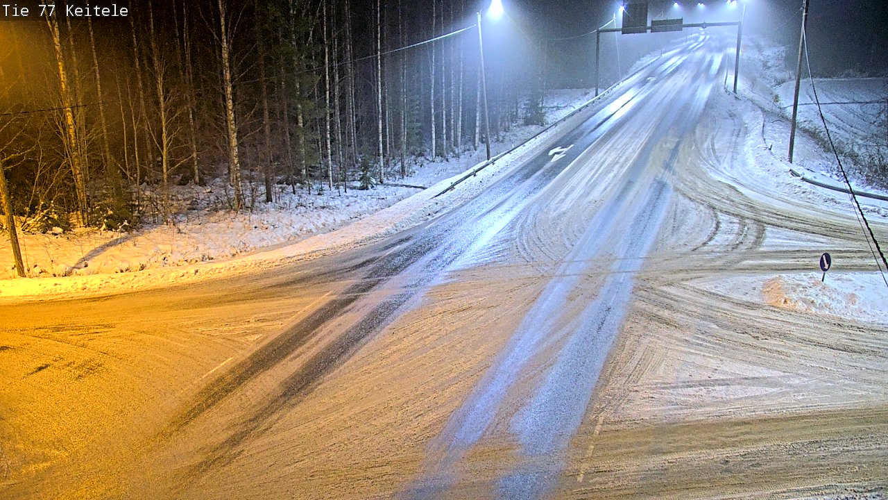 Weather Camera Image Väg 77 Keitele, Keitele, Pohjois-Savo