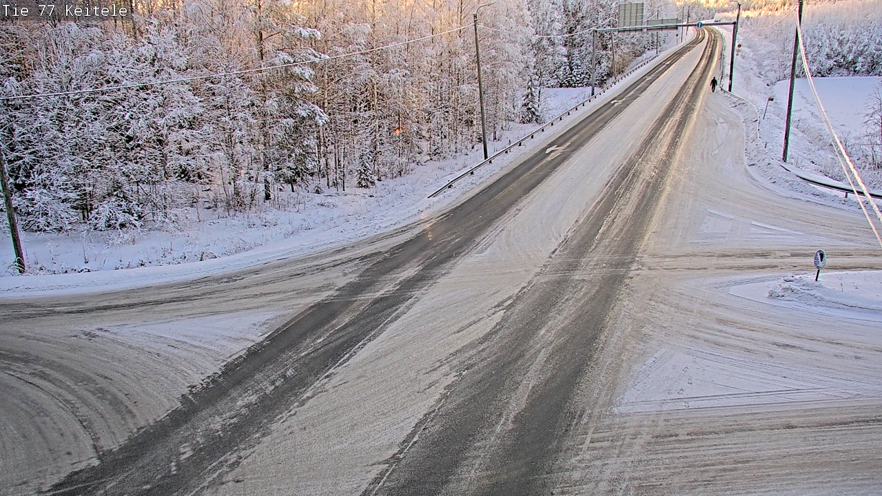 Weather Camera Image Väg 77 Keitele, Keitele, Pohjois-Savo