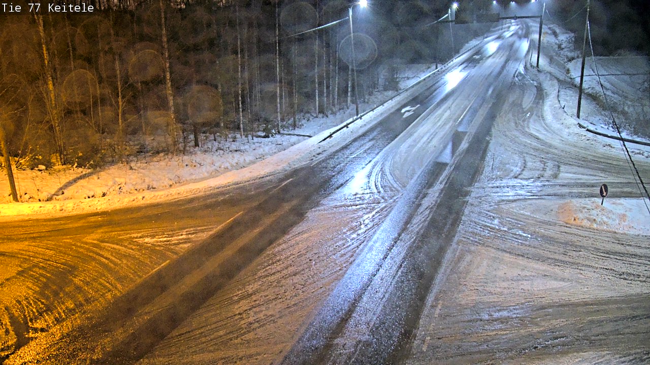 Weather Camera Image Väg 77 Keitele, Keitele, Pohjois-Savo