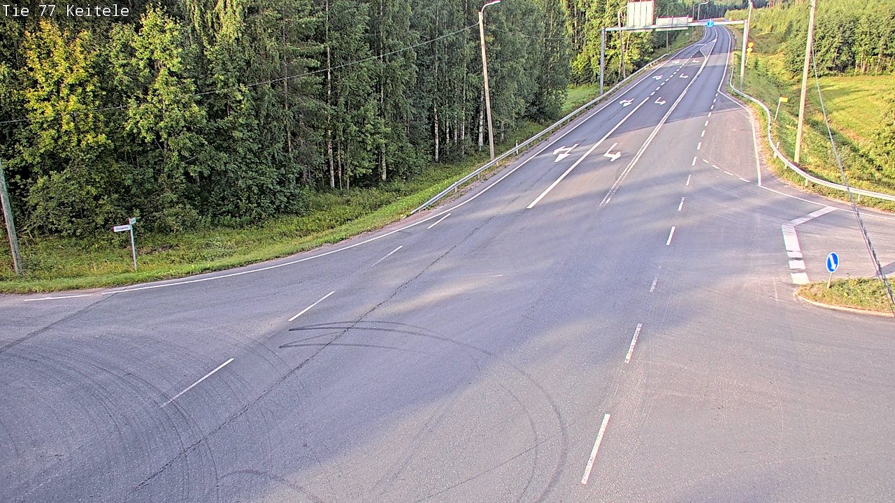 Weather Camera Image Väg 77 Keitele, Keitele, Pohjois-Savo