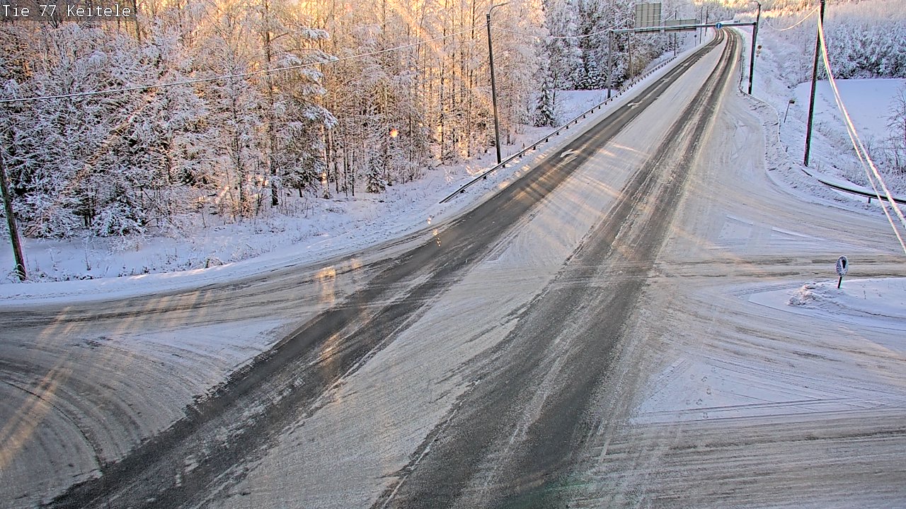Weather Camera Image Väg 77 Keitele, Keitele, Pohjois-Savo