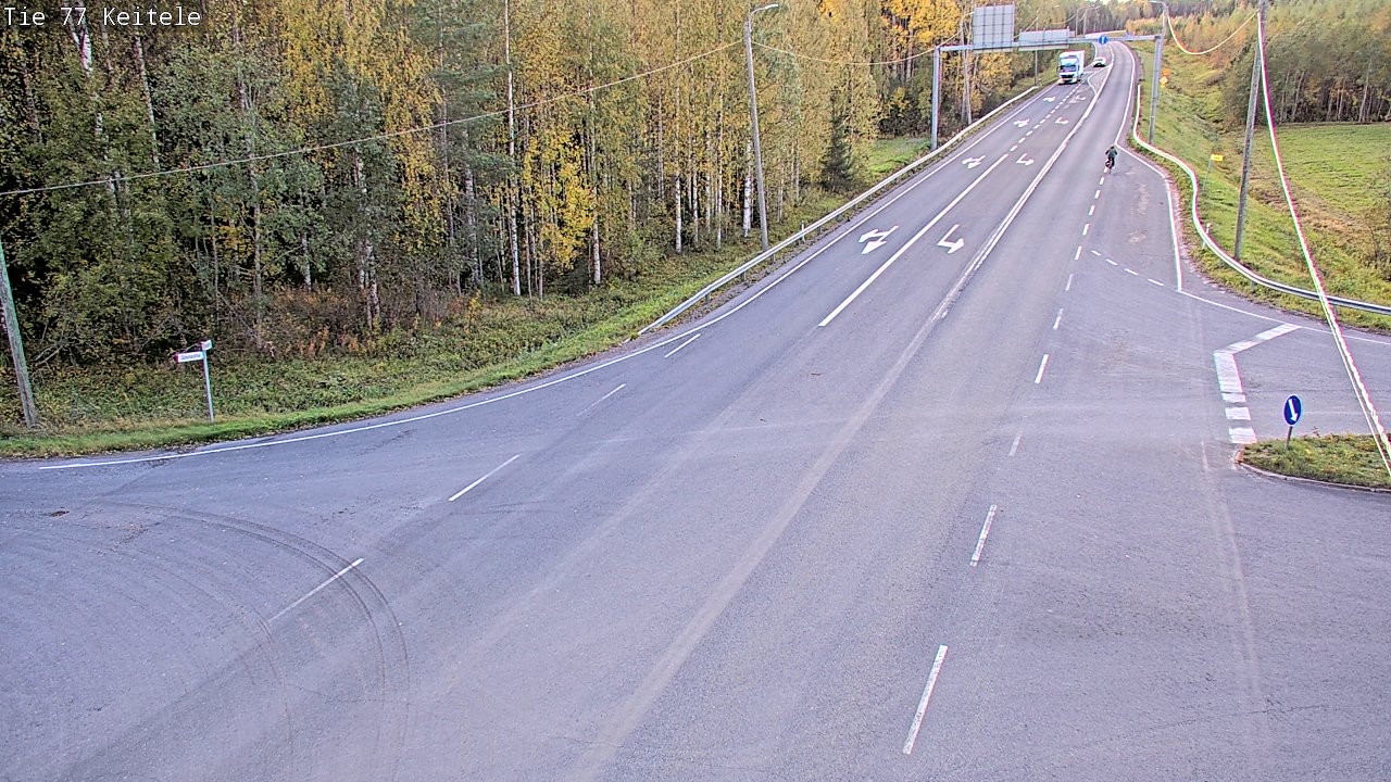 Weather Camera Image Road 77 Keitele, Keitele, Pohjois-Savo