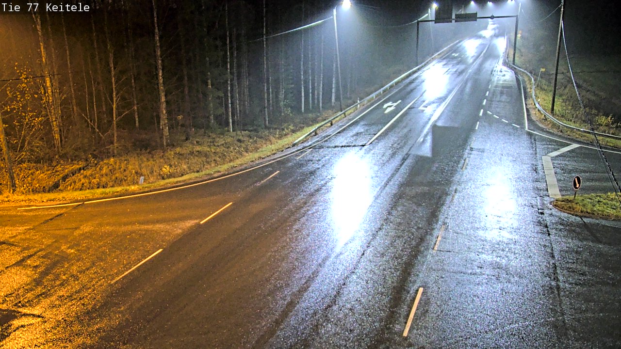 Weather Camera Image Väg 77 Keitele, Keitele, Pohjois-Savo