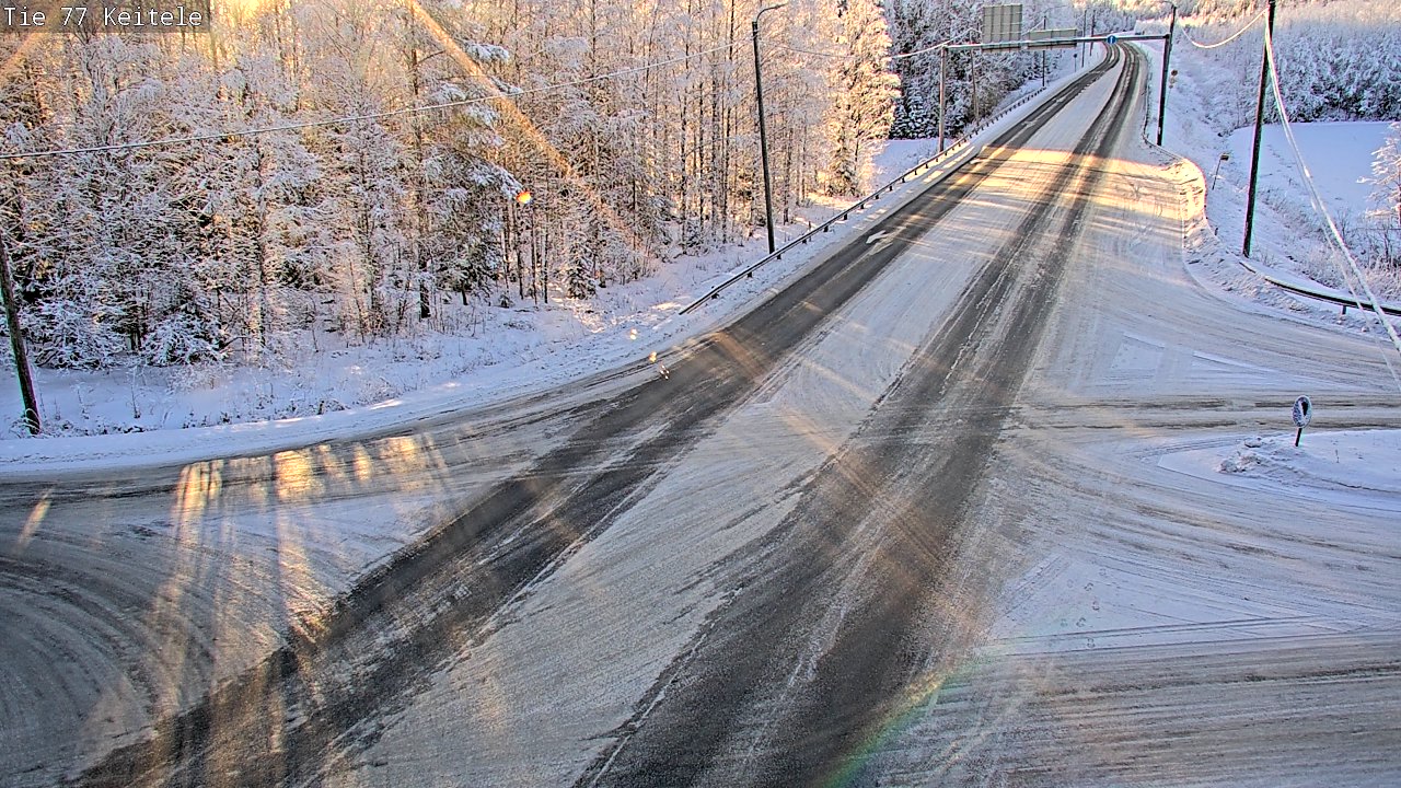 Weather Camera Image Väg 77 Keitele, Keitele, Pohjois-Savo