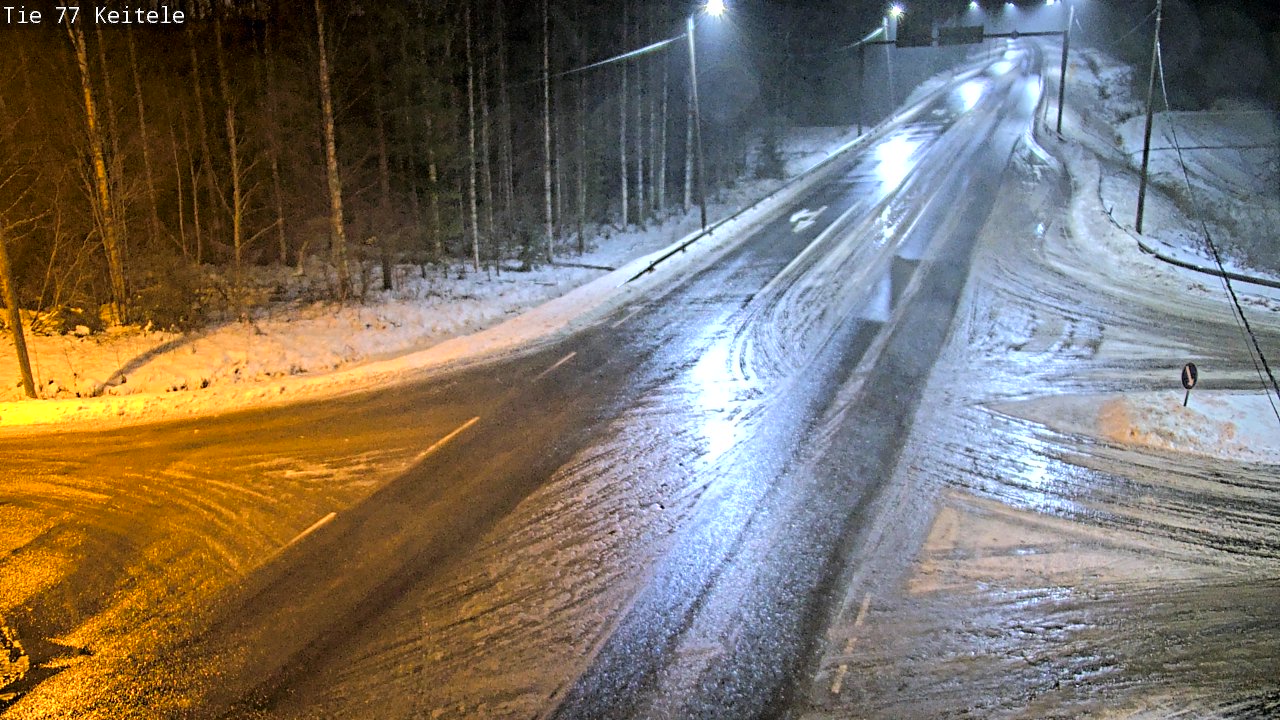 Weather Camera Image Väg 77 Keitele, Keitele, Pohjois-Savo