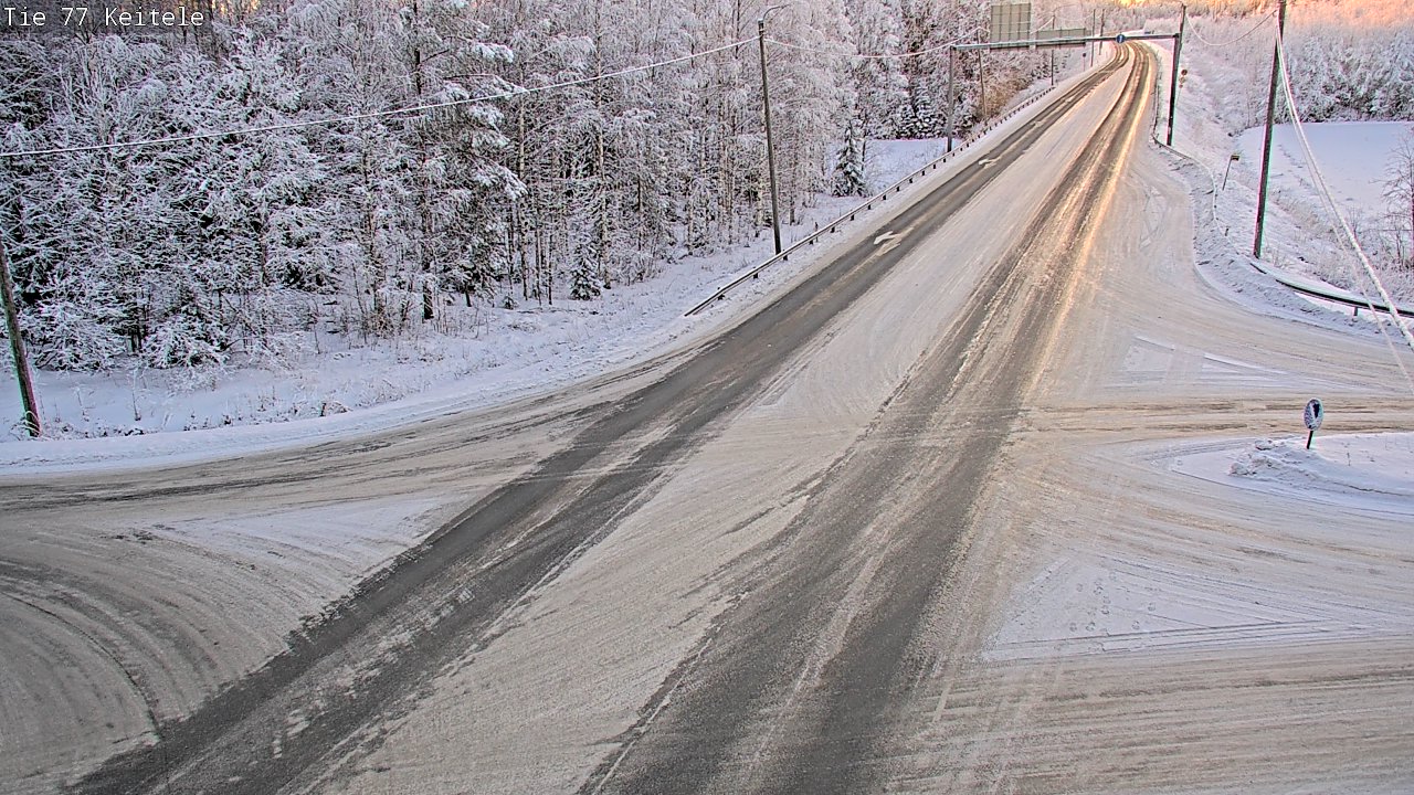 Weather Camera Image Väg 77 Keitele, Keitele, Pohjois-Savo