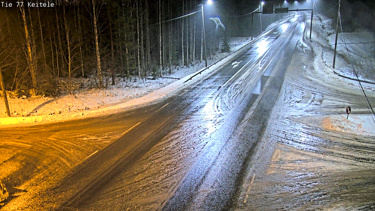 Weather Camera Image Väg 77 Keitele, Keitele, Pohjois-Savo