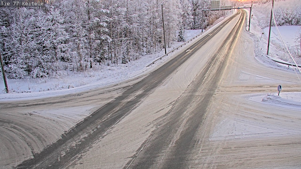 Weather Camera Image Väg 77 Keitele, Keitele, Pohjois-Savo