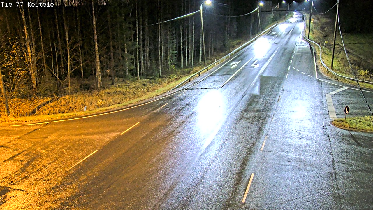 Weather Camera Image Väg 77 Keitele, Keitele, Pohjois-Savo
