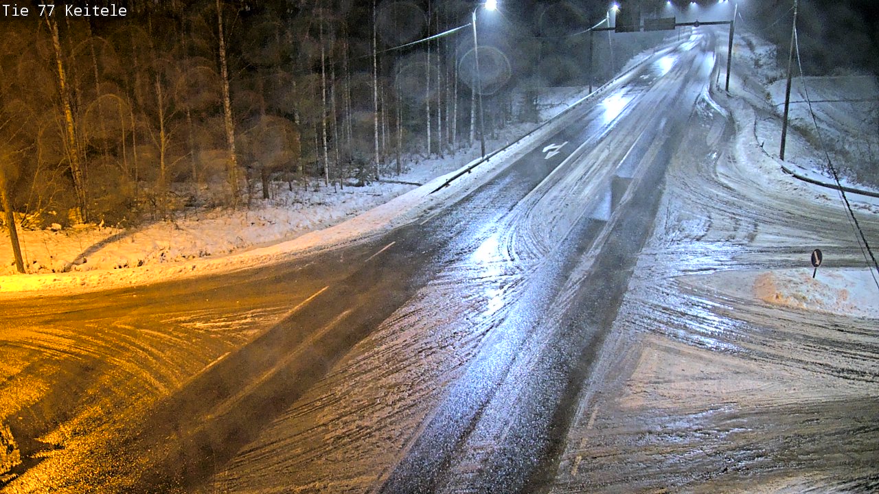 Weather Camera Image Väg 77 Keitele, Keitele, Pohjois-Savo