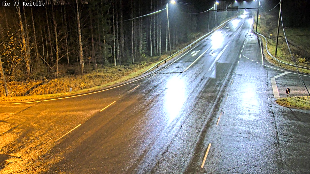 Weather Camera Image Väg 77 Keitele, Keitele, Pohjois-Savo