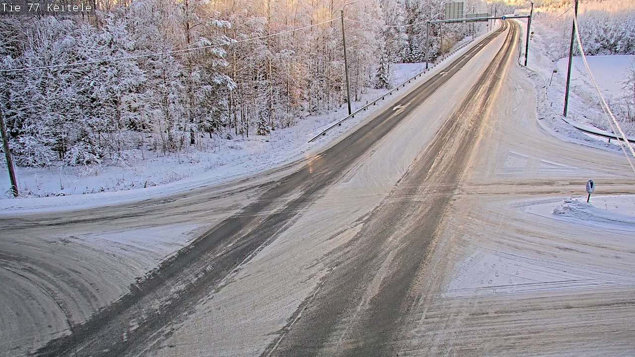 Weather Camera Image Väg 77 Keitele, Keitele, Pohjois-Savo