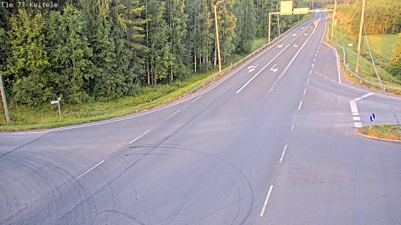 Weather Camera Image Väg 77 Keitele, Keitele, Pohjois-Savo
