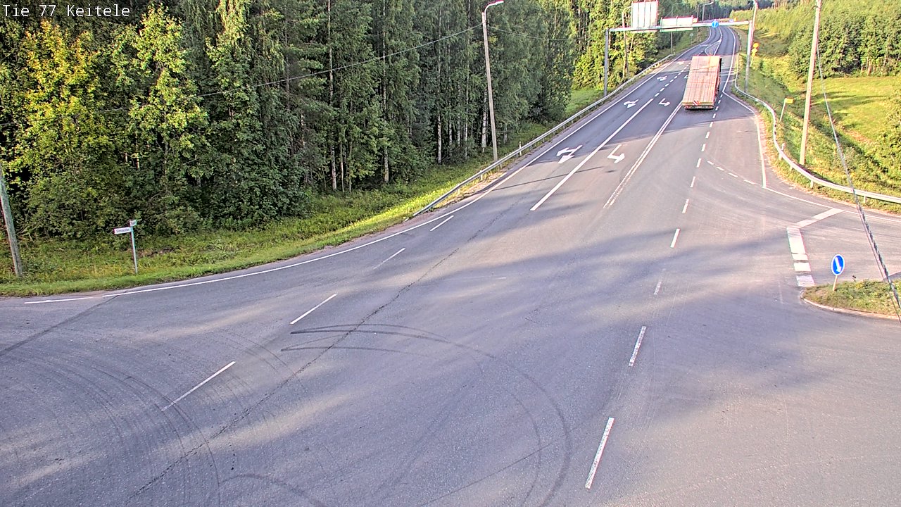Weather Camera Image Väg 77 Keitele, Keitele, Pohjois-Savo