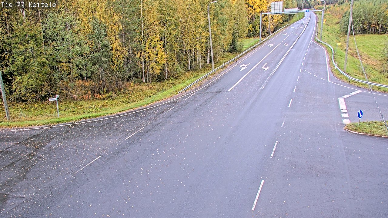 Weather Camera Image Road 77 Keitele, Keitele, Pohjois-Savo