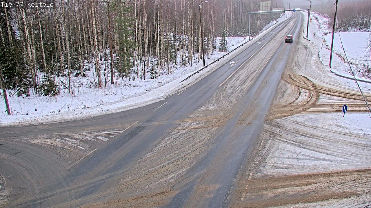 Weather Camera Image Väg 77 Keitele, Keitele, Pohjois-Savo