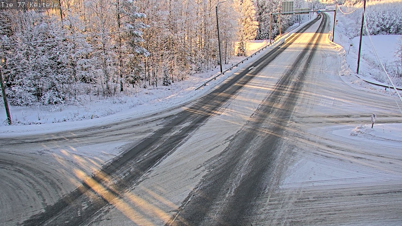 Weather Camera Image Väg 77 Keitele, Keitele, Pohjois-Savo