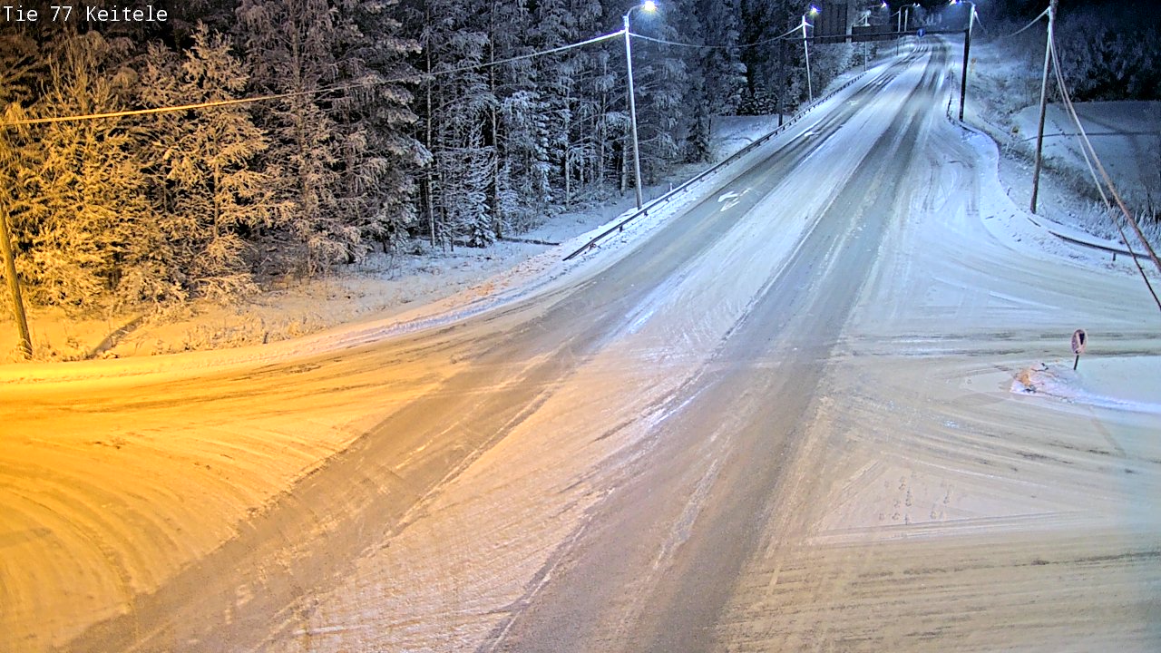 Weather Camera Image Väg 77 Keitele, Keitele, Pohjois-Savo