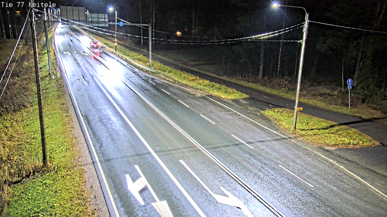 Weather Camera Image Road 77 Keitele, Keitele, Pohjois-Savo