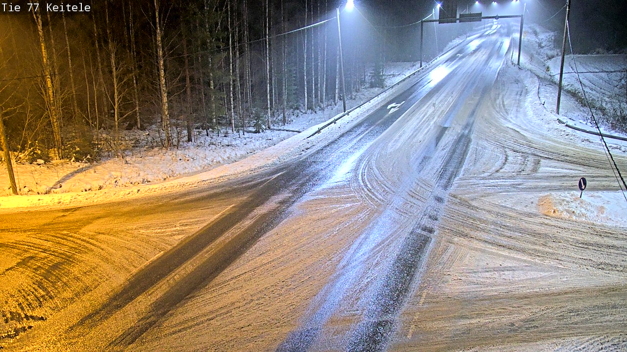 Weather Camera Image Väg 77 Keitele, Keitele, Pohjois-Savo