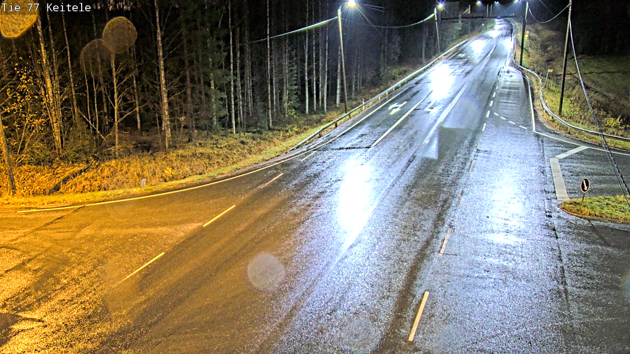 Weather Camera Image Väg 77 Keitele, Keitele, Pohjois-Savo
