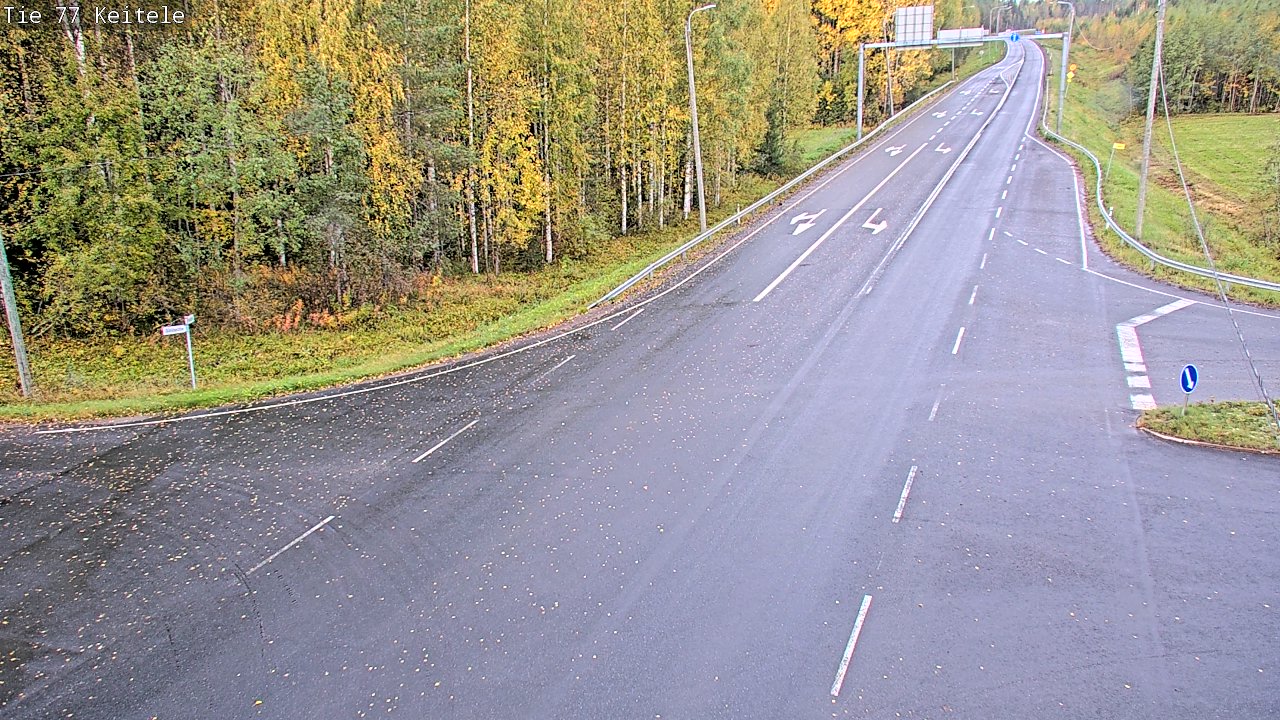Weather Camera Image Road 77 Keitele, Keitele, Pohjois-Savo