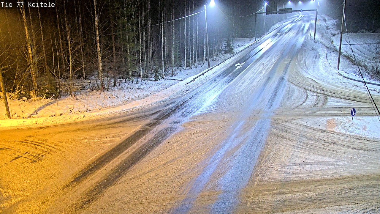 Weather Camera Image Väg 77 Keitele, Keitele, Pohjois-Savo