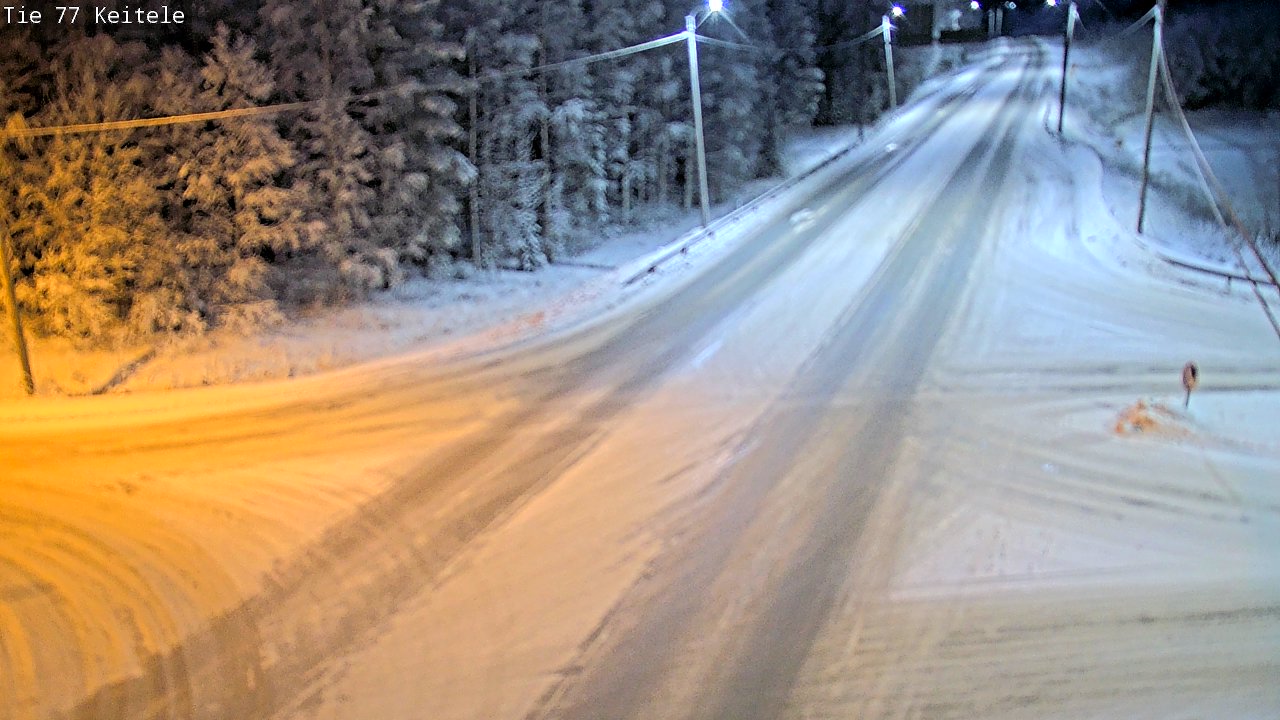 Weather Camera Image Road 77 Keitele, Keitele, Pohjois-Savo