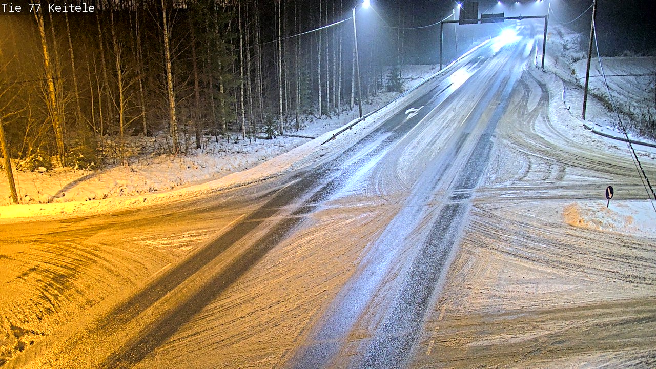 Weather Camera Image Väg 77 Keitele, Keitele, Pohjois-Savo