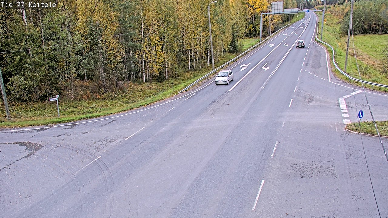 Weather Camera Image Road 77 Keitele, Keitele, Pohjois-Savo