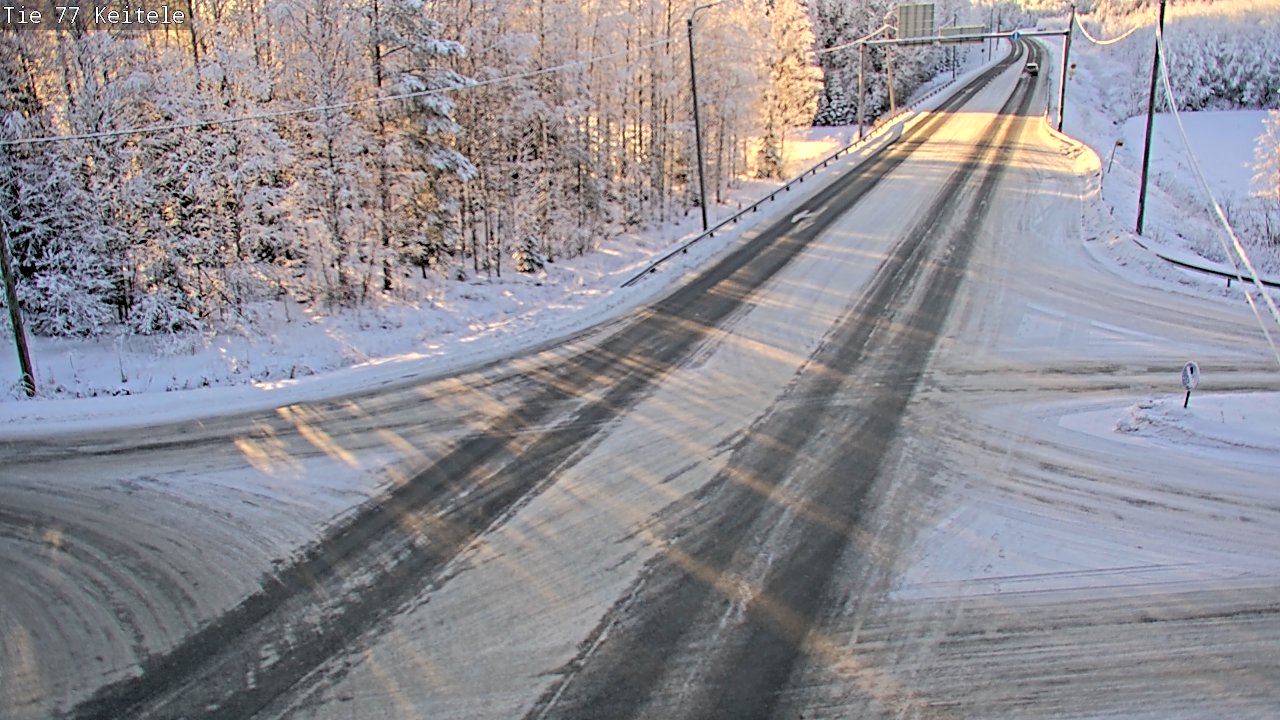 Weather Camera Image Väg 77 Keitele, Keitele, Pohjois-Savo
