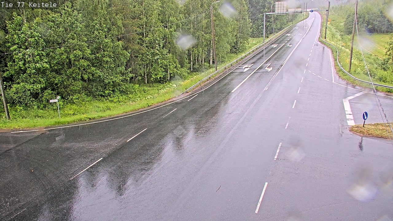 Weather Camera Image Väg 77 Keitele, Keitele, Pohjois-Savo