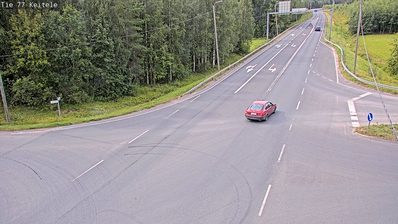 Weather Camera Image Road 77 Keitele, Keitele, Pohjois-Savo