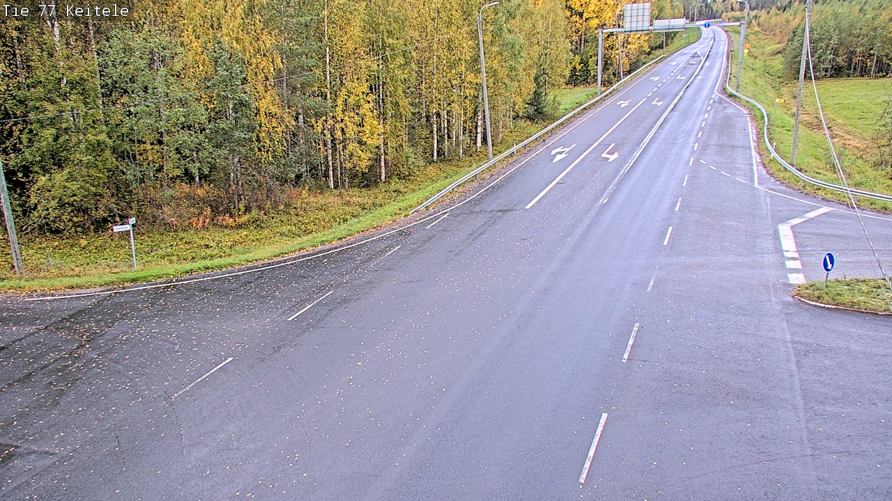 Weather Camera Image Road 77 Keitele, Keitele, Pohjois-Savo