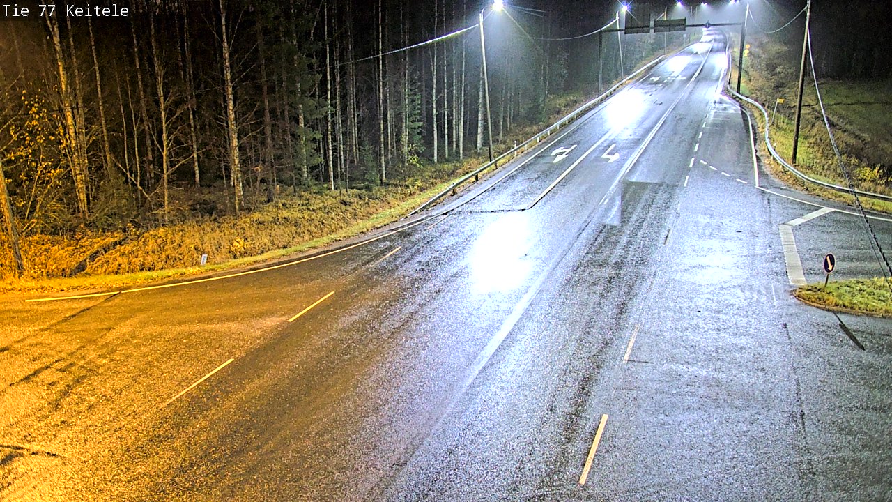 Weather Camera Image Road 77 Keitele, Keitele, Pohjois-Savo