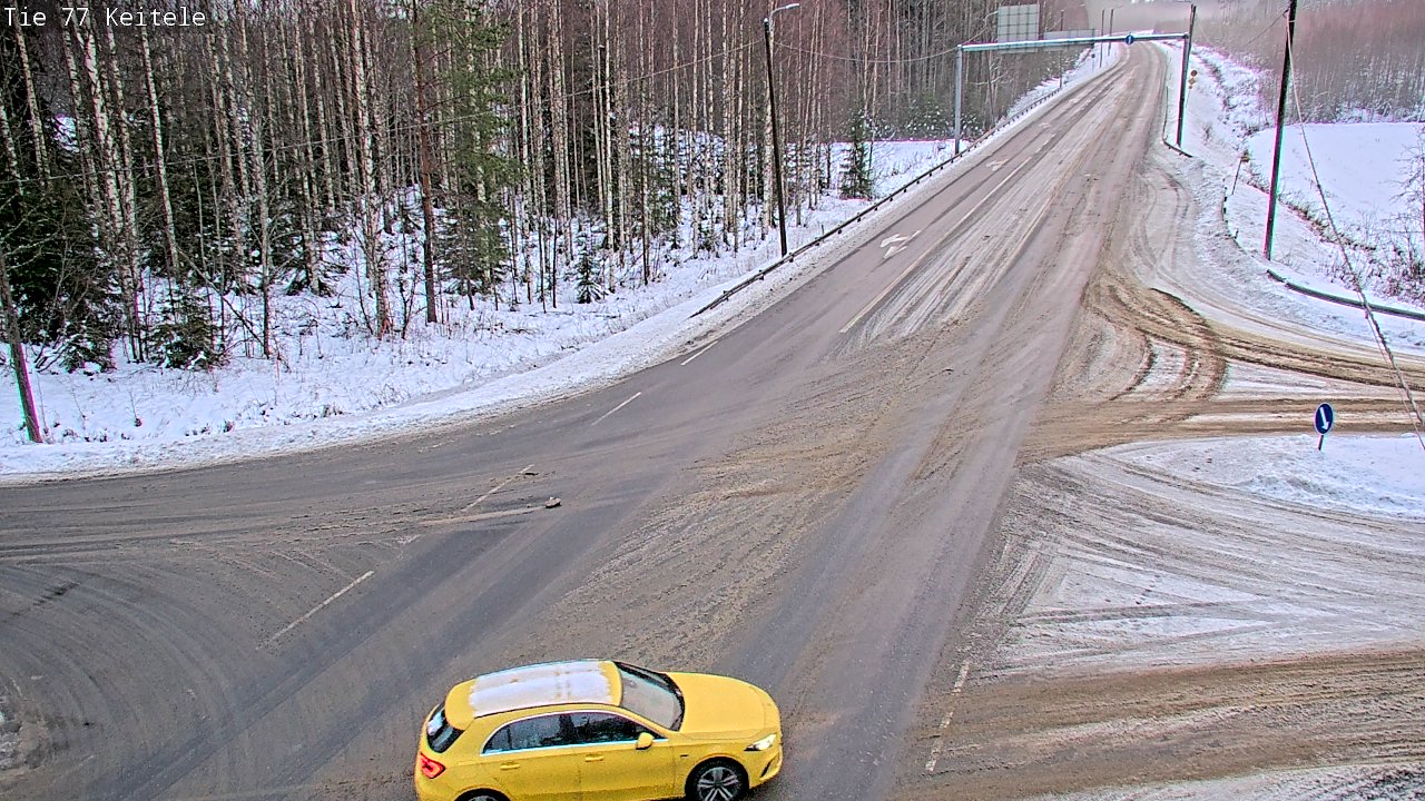 Weather Camera Image Väg 77 Keitele, Keitele, Pohjois-Savo