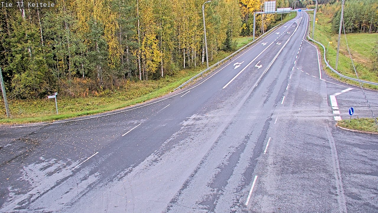 Weather Camera Image Road 77 Keitele, Keitele, Pohjois-Savo