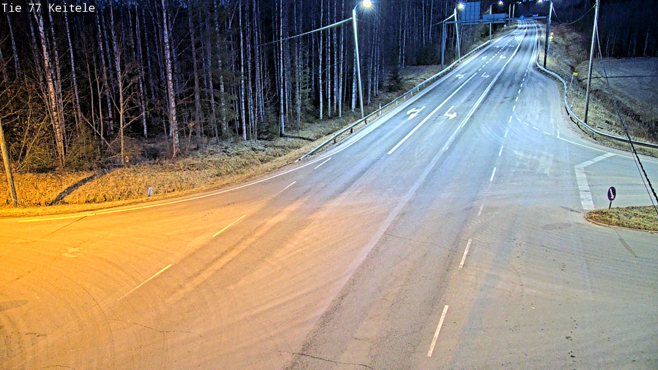 Weather Camera Image Väg 77 Keitele, Keitele, Pohjois-Savo