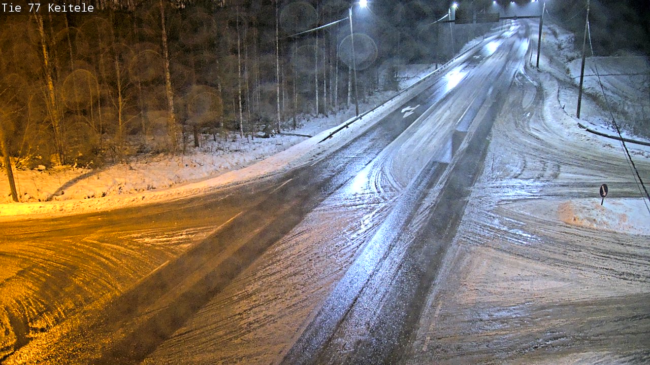 Weather Camera Image Väg 77 Keitele, Keitele, Pohjois-Savo