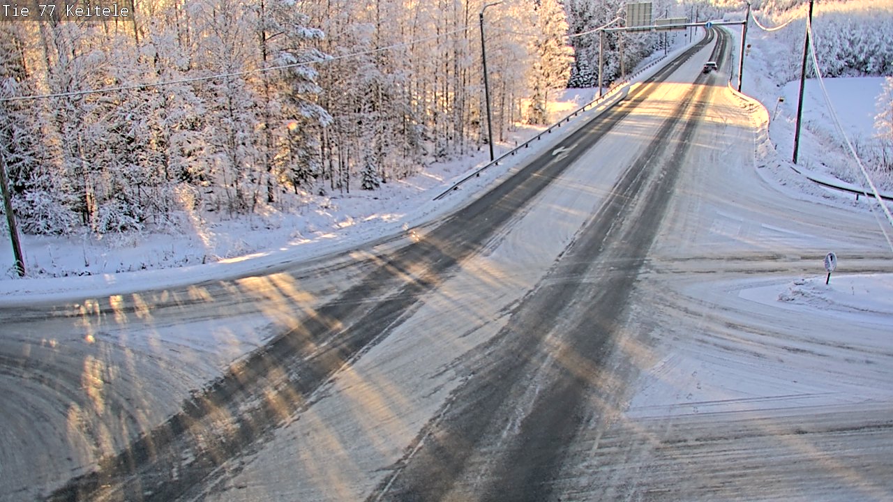 Weather Camera Image Väg 77 Keitele, Keitele, Pohjois-Savo