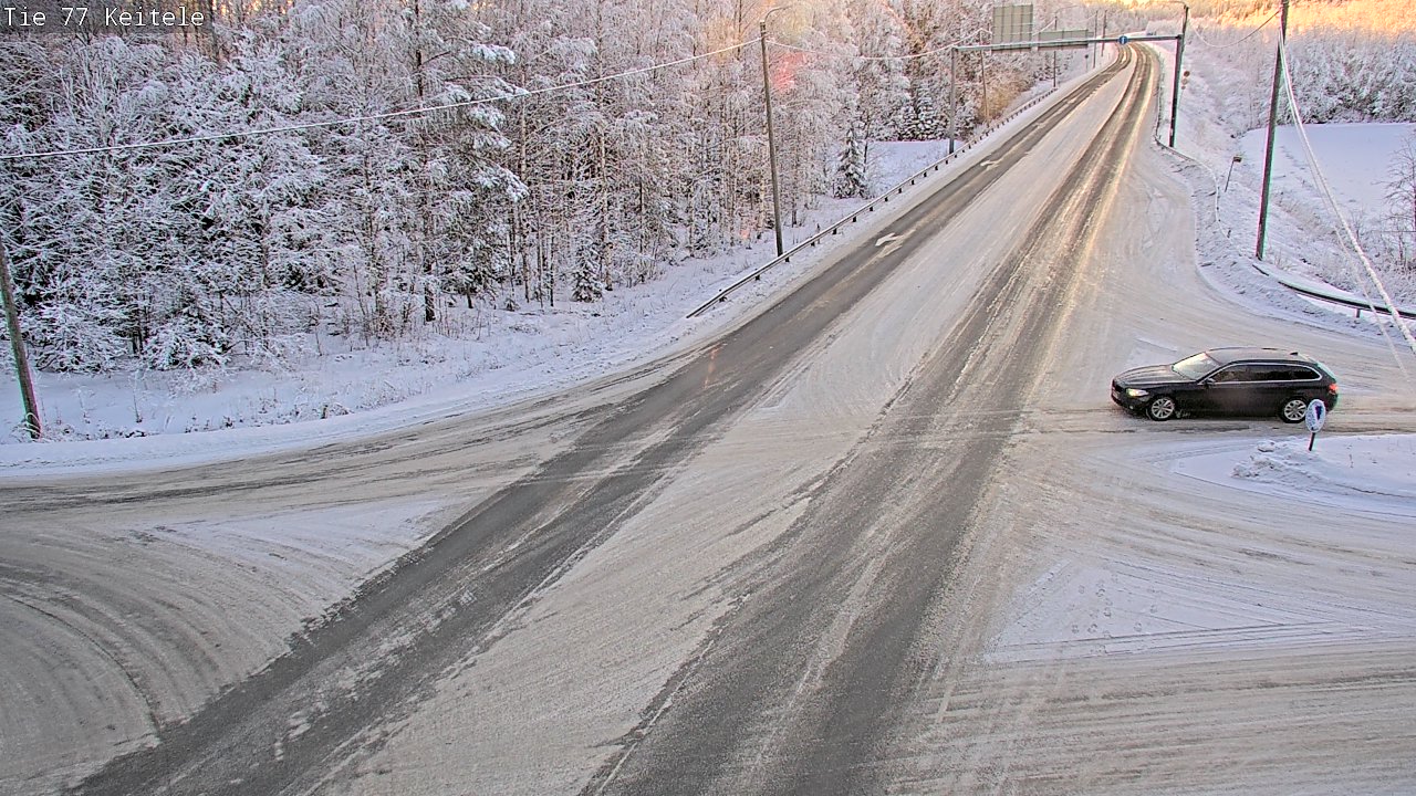 Weather Camera Image Väg 77 Keitele, Keitele, Pohjois-Savo