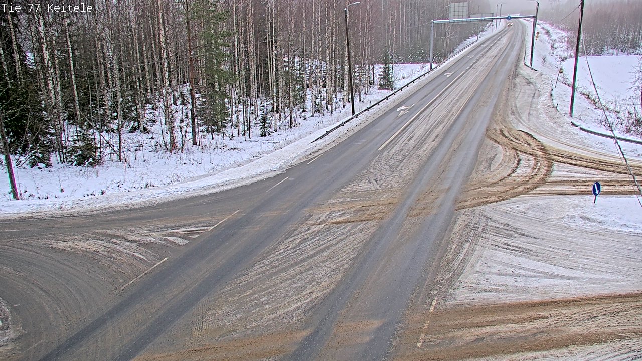 Weather Camera Image Väg 77 Keitele, Keitele, Pohjois-Savo