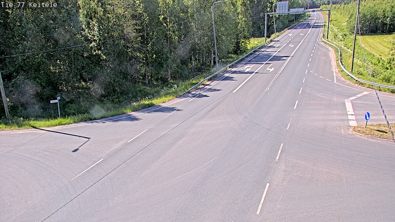 Kelikamerat Kuva Tie 77 Keitele, Keitele, Pohjois-Savo