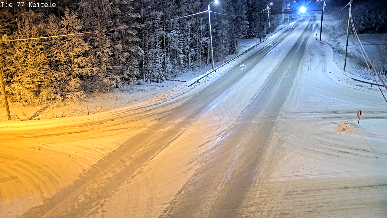 Weather Camera Image Väg 77 Keitele, Keitele, Pohjois-Savo