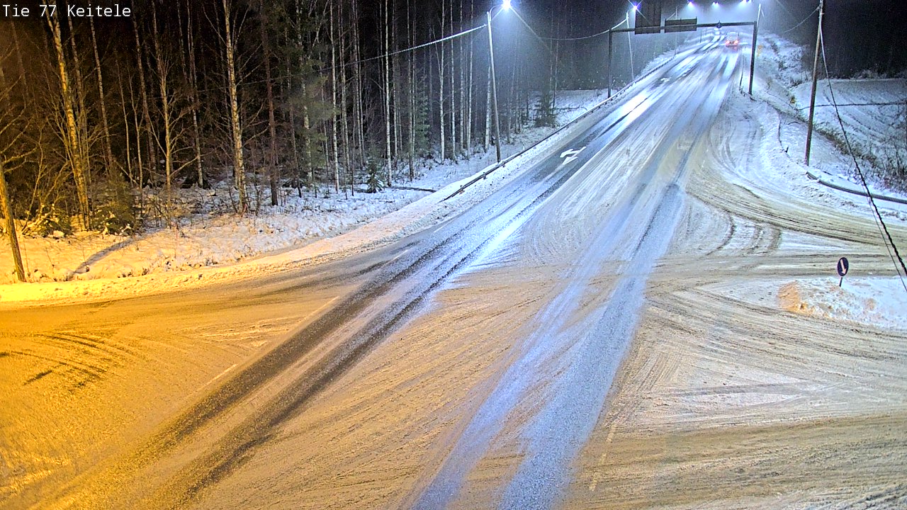 Weather Camera Image Väg 77 Keitele, Keitele, Pohjois-Savo