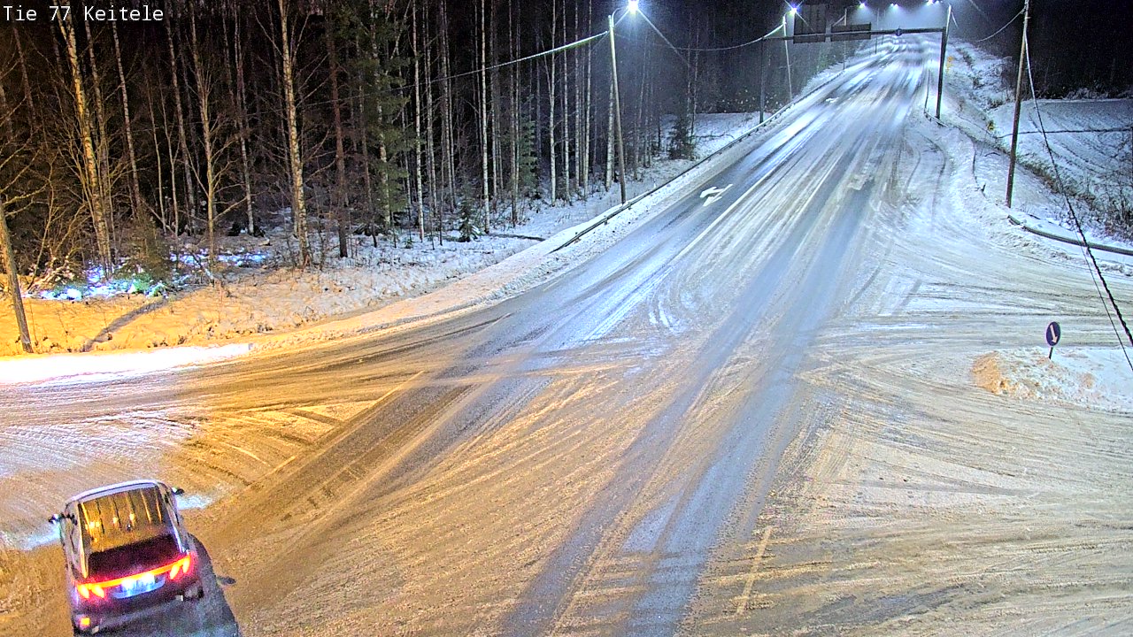 Weather Camera Image Väg 77 Keitele, Keitele, Pohjois-Savo