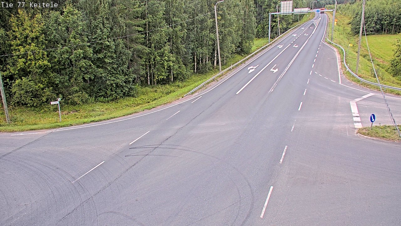 Weather Camera Image Väg 77 Keitele, Keitele, Pohjois-Savo