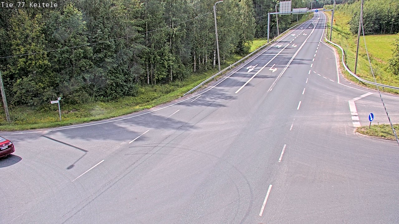 Weather Camera Image Road 77 Keitele, Keitele, Pohjois-Savo