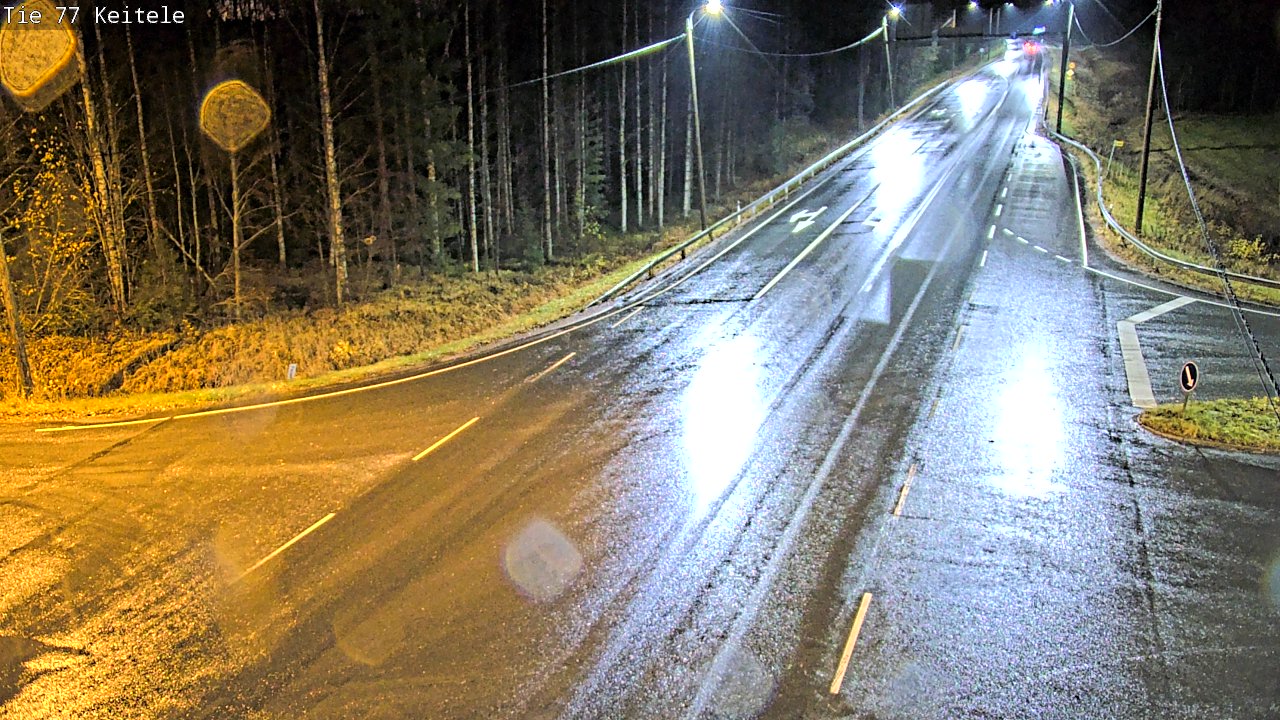 Weather Camera Image Väg 77 Keitele, Keitele, Pohjois-Savo