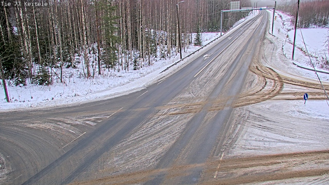 Weather Camera Image Väg 77 Keitele, Keitele, Pohjois-Savo